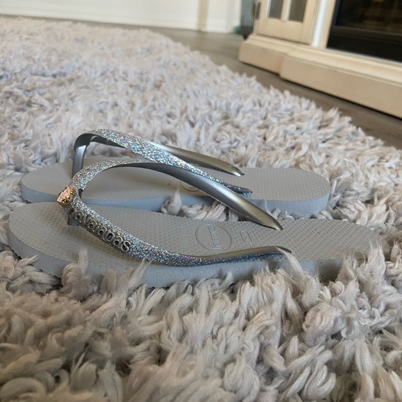 Havaianas Shoes - Havaianas Slim Glitter Flip Flops